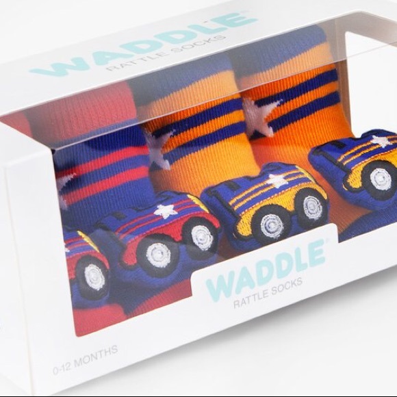 Train Rattle Socks - Picture 2 of 3